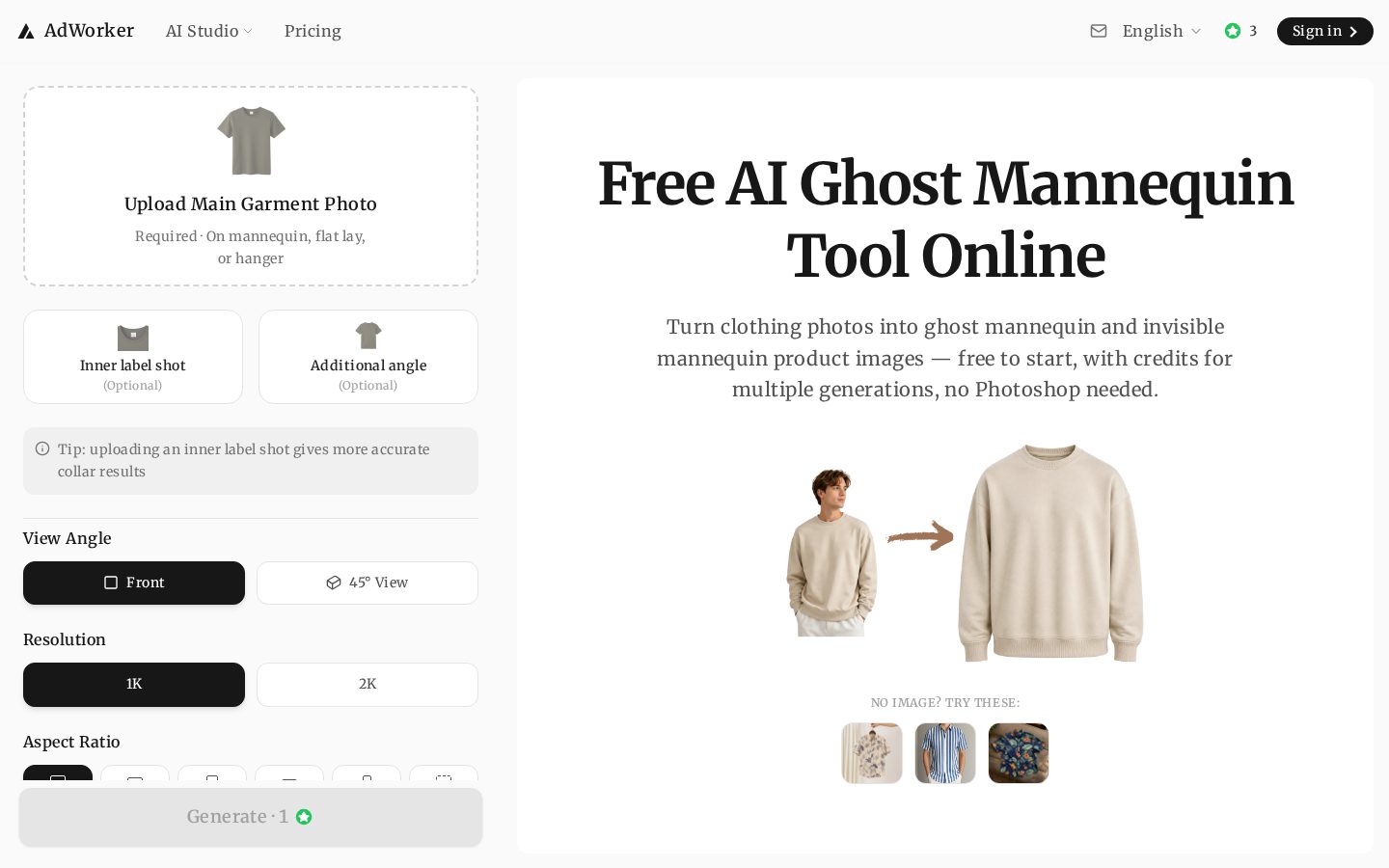 Ghost Mannequin Homepage
