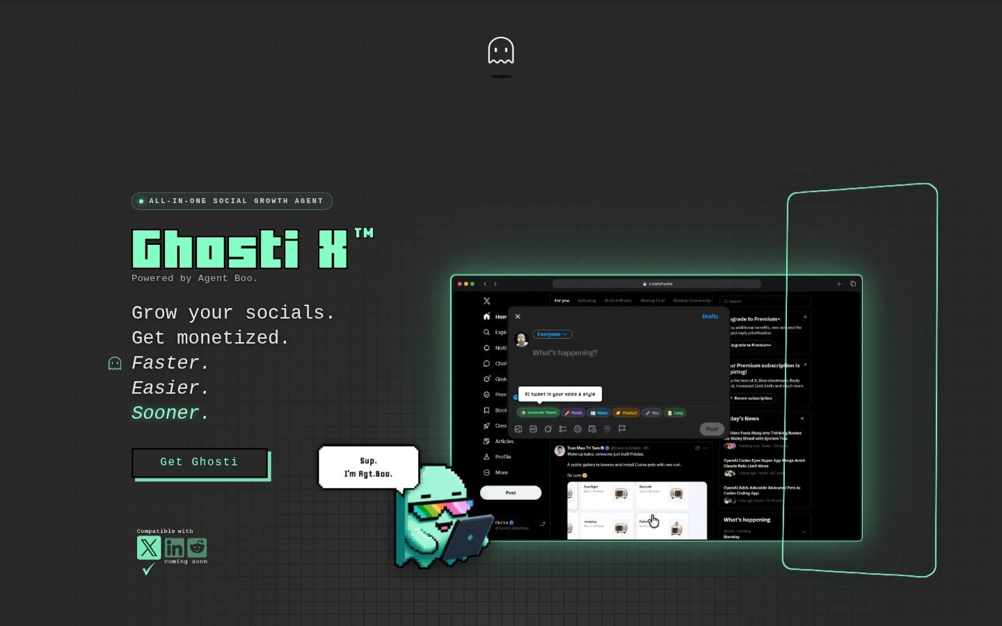 Ghosti Homepage