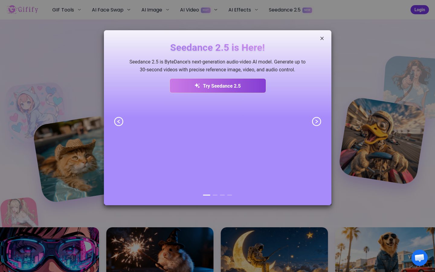Gifify Homepage