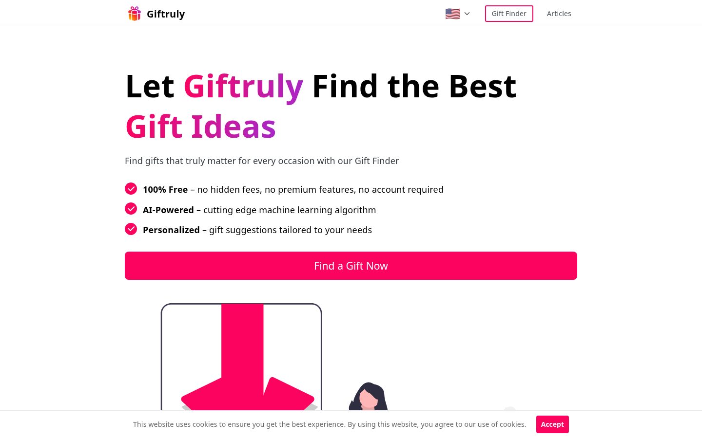 Giftruly Homepage
