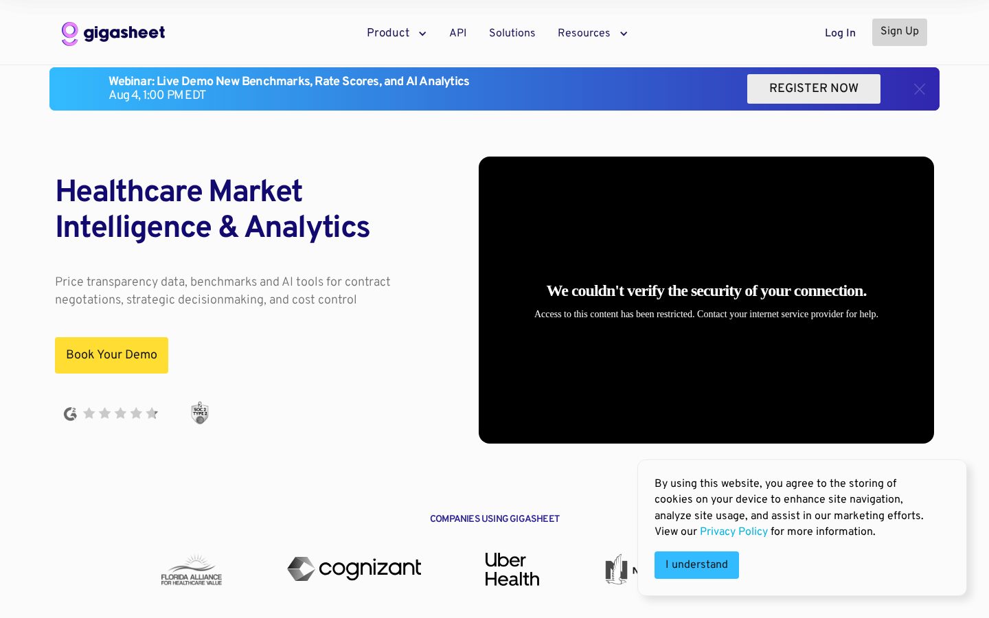 Gigasheet Homepage