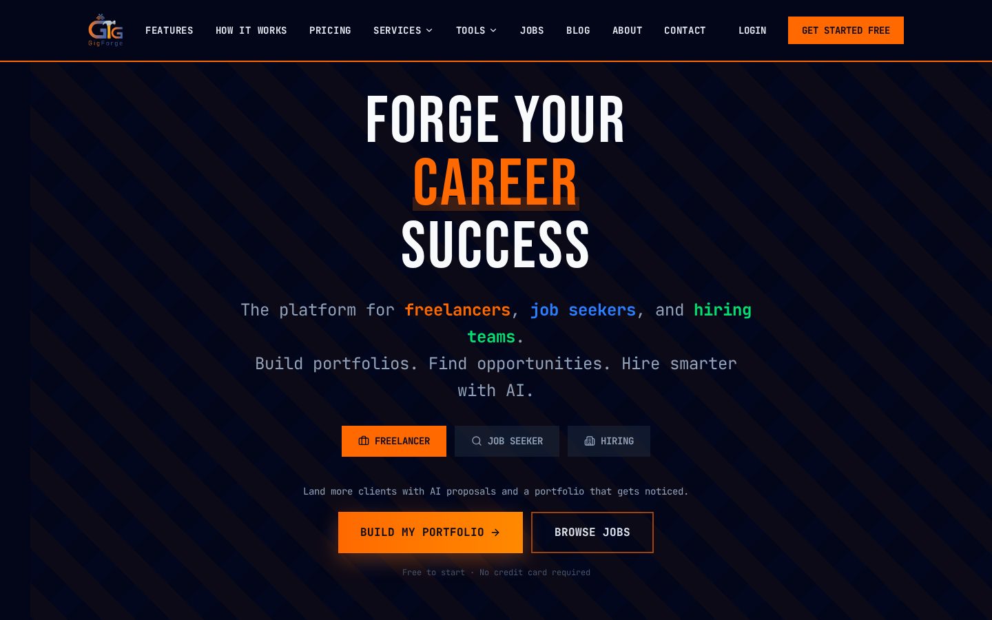 GigForge Homepage