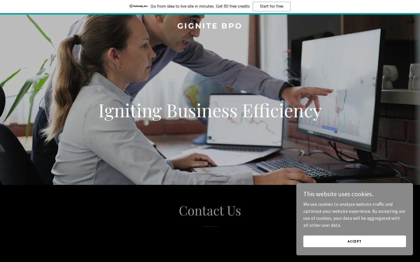Gignite Homepage