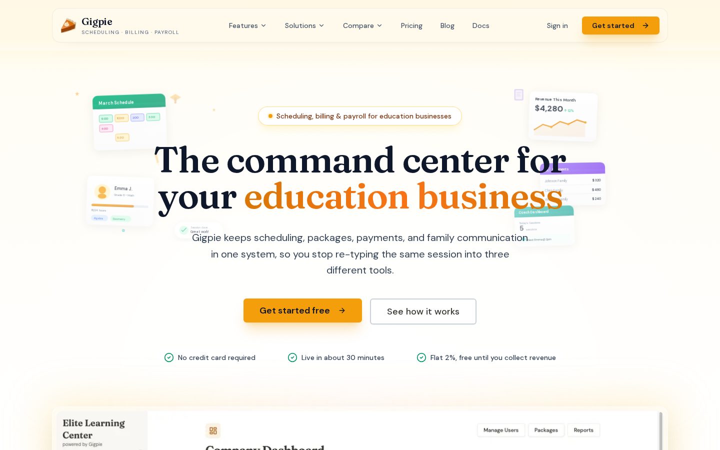 Gigpie Homepage