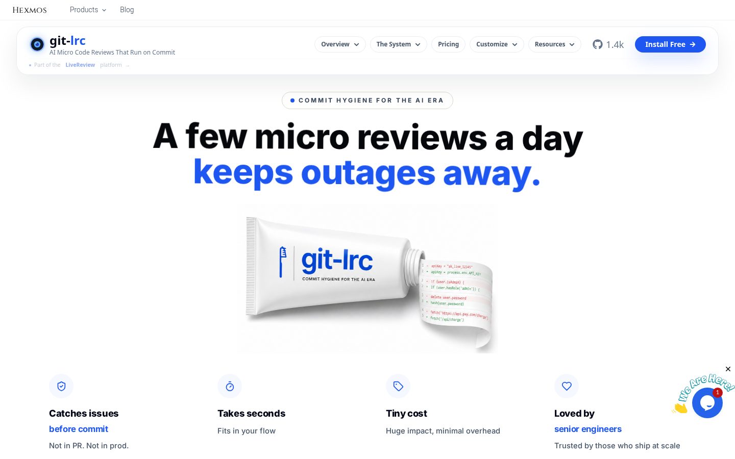 git-lrc Homepage