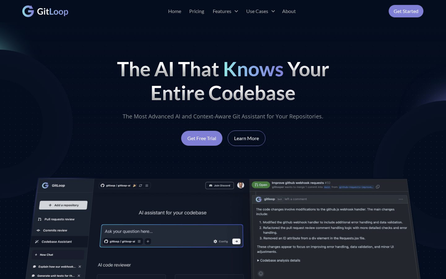 GitLoop Homepage