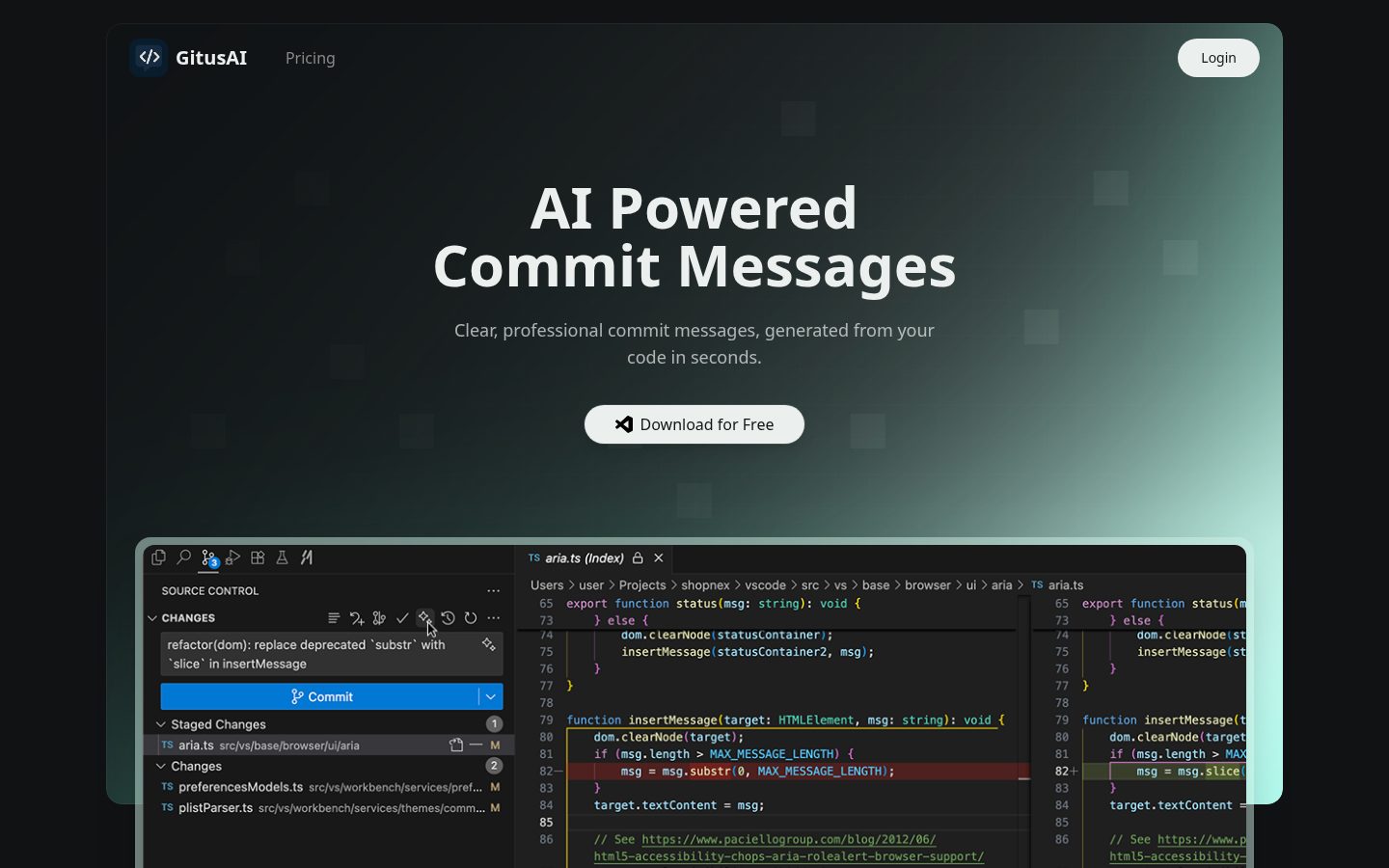 GitusAI Homepage
