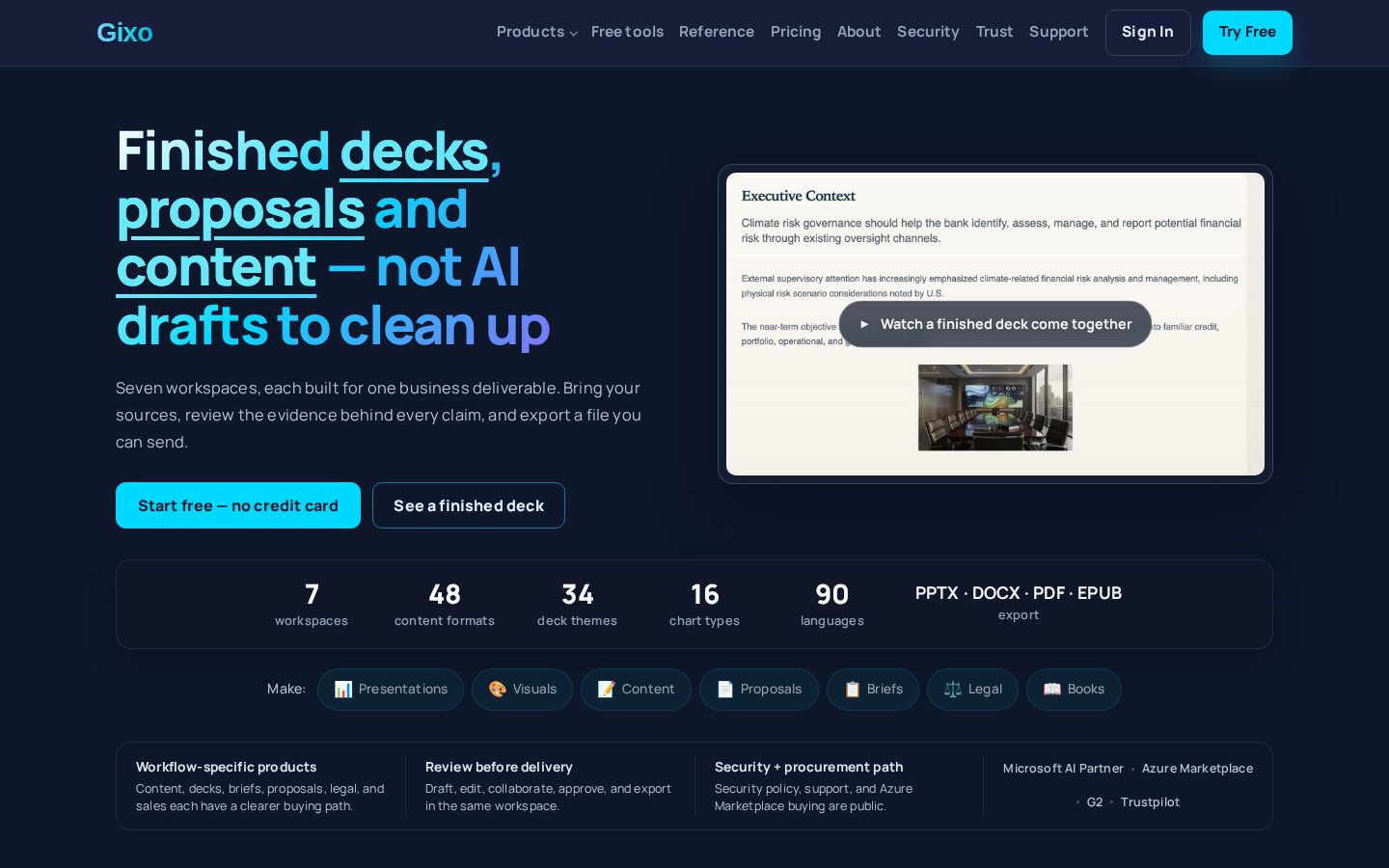 Gixo Homepage