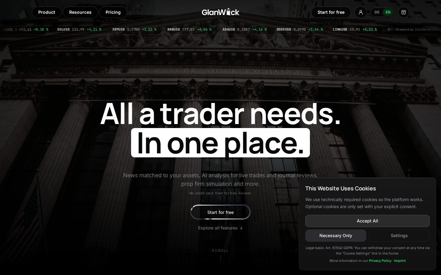 GlanWick Homepage
