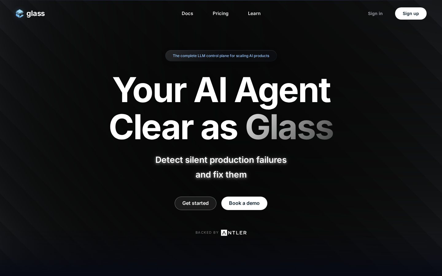 Glass Homepage