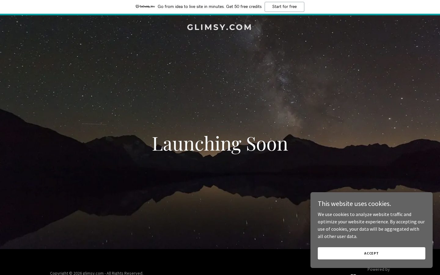 Glimsy Homepage