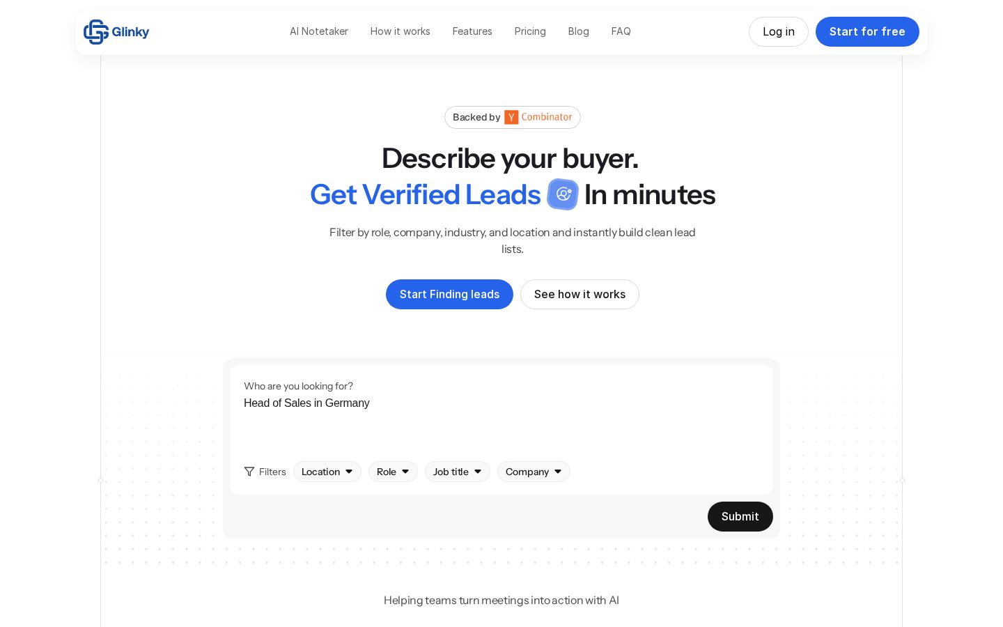 Glinky Homepage