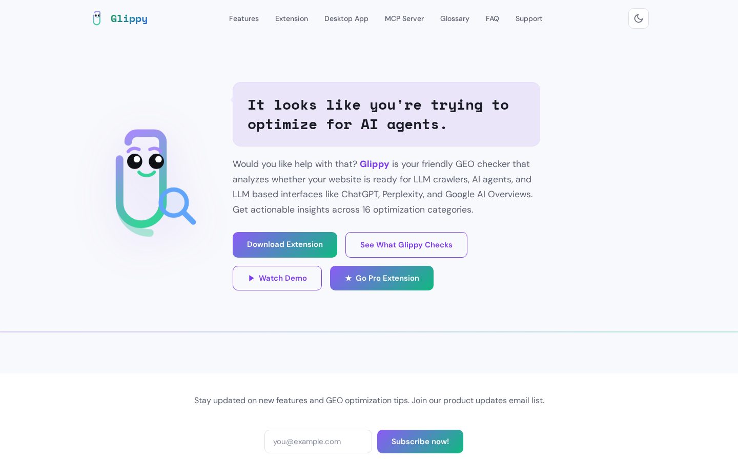 Glippy Homepage