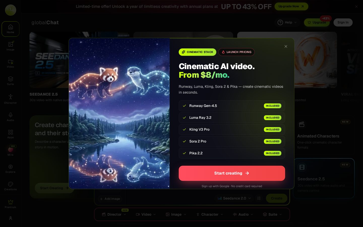 globalChat Homepage