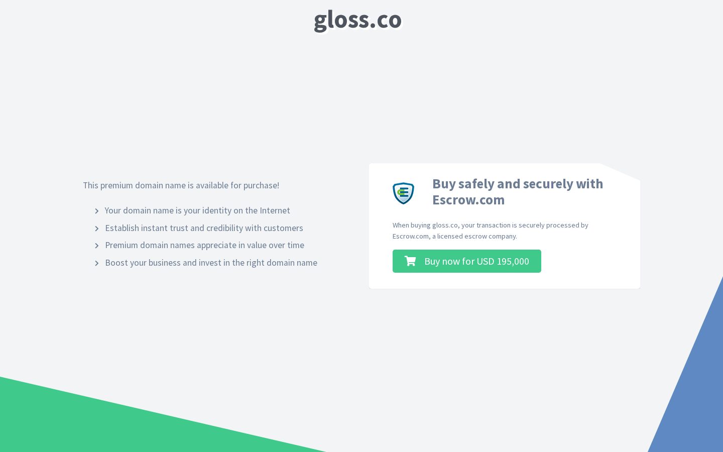 Gloss Homepage