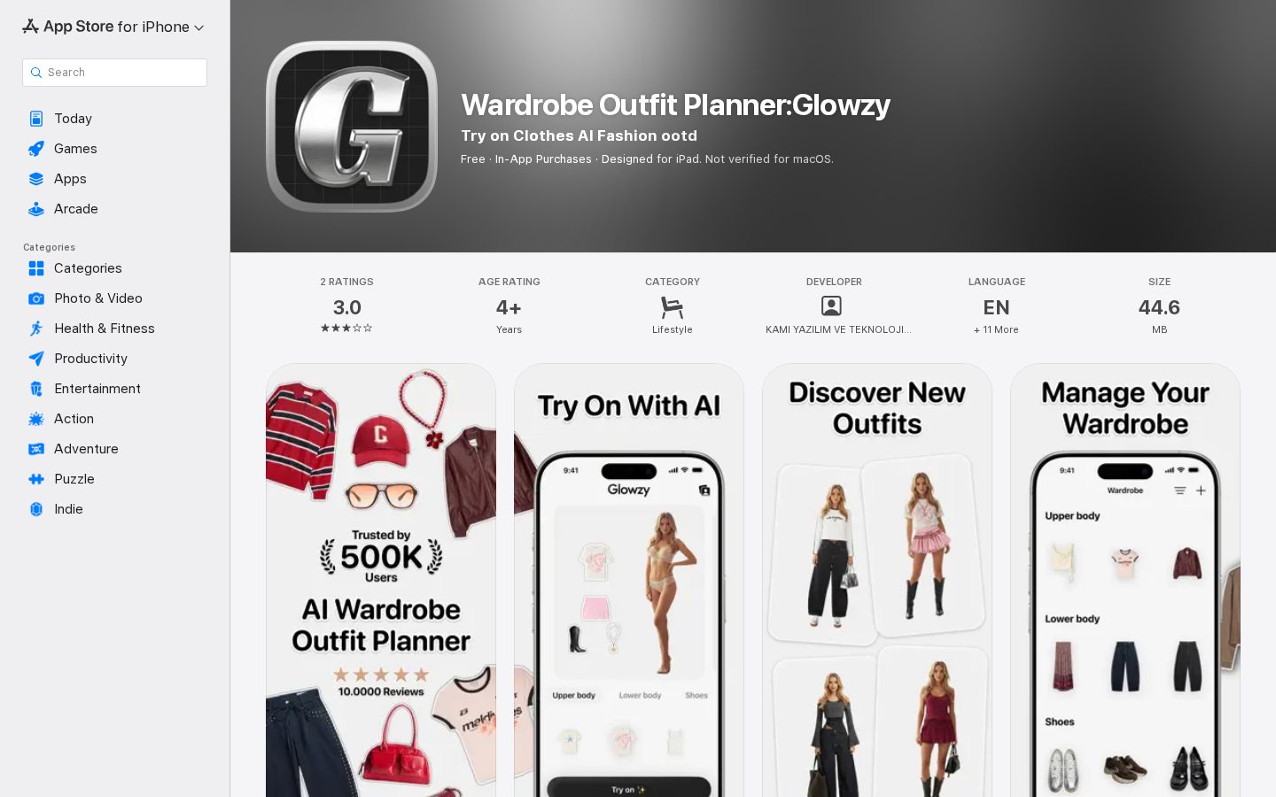 Glowzy Homepage