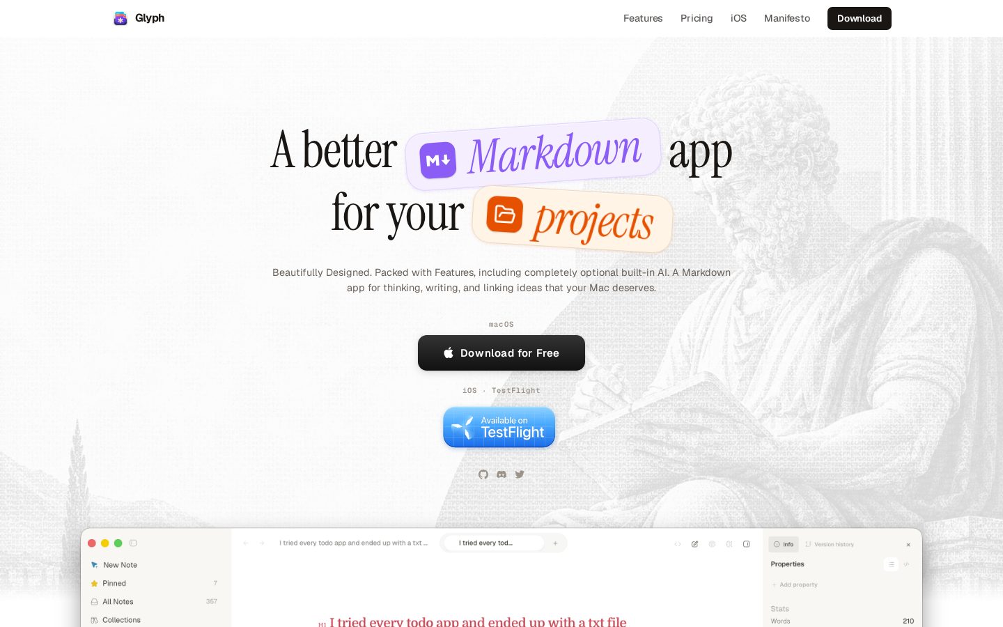 Glyph Homepage
