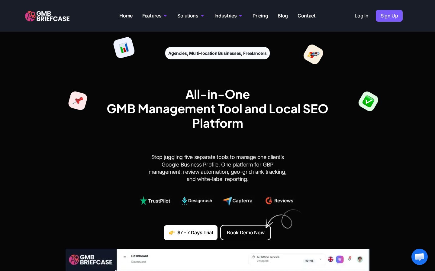 Gmb Briefcase Homepage