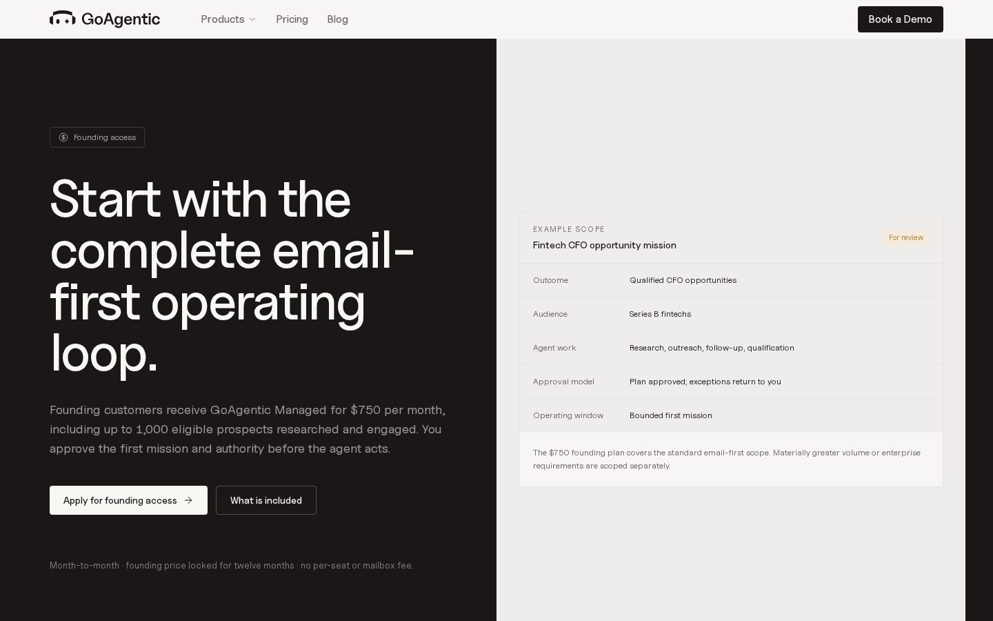 GoAgentic Pricing