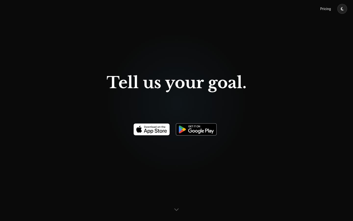 Goals Homepage
