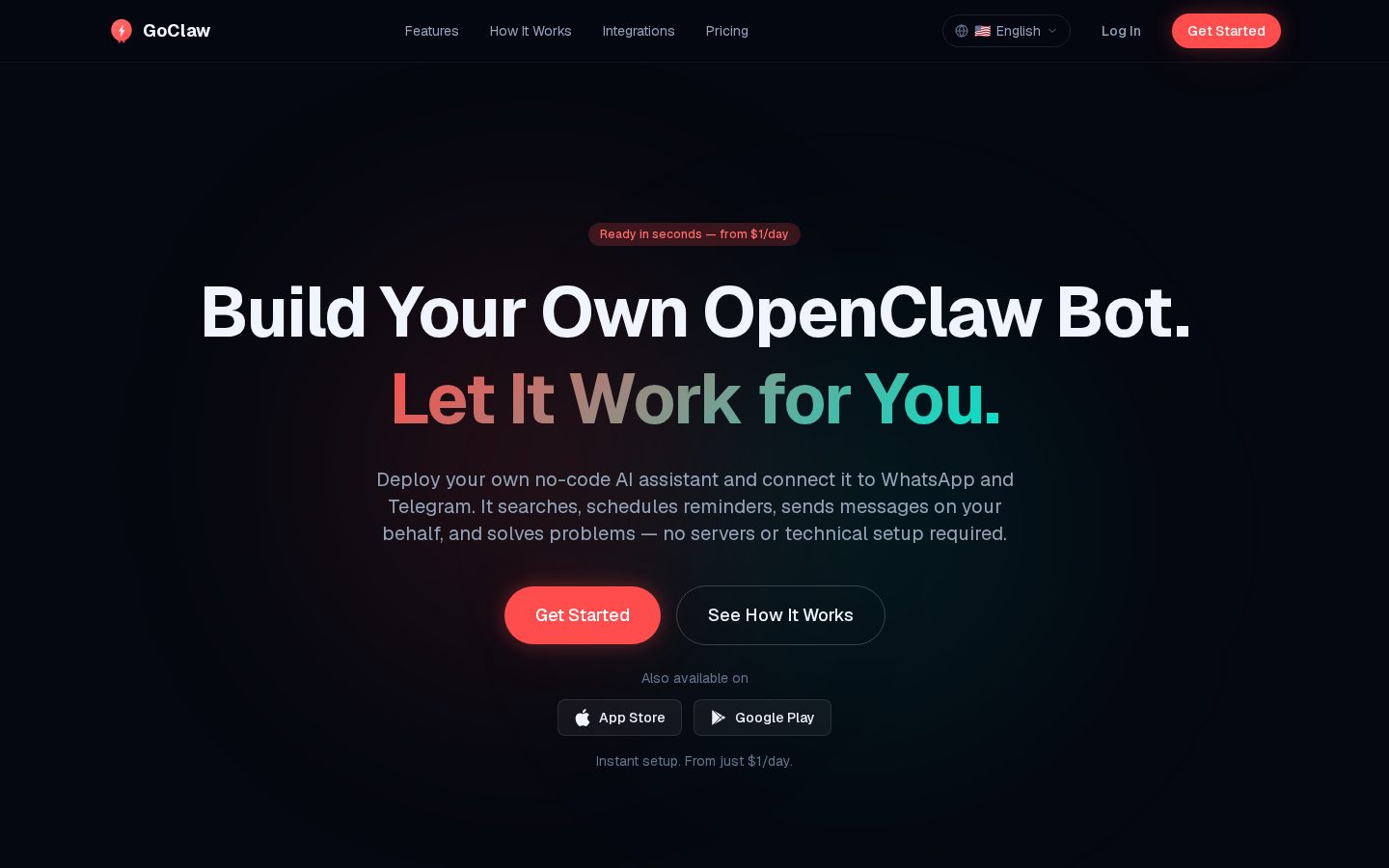GoClaw Homepage