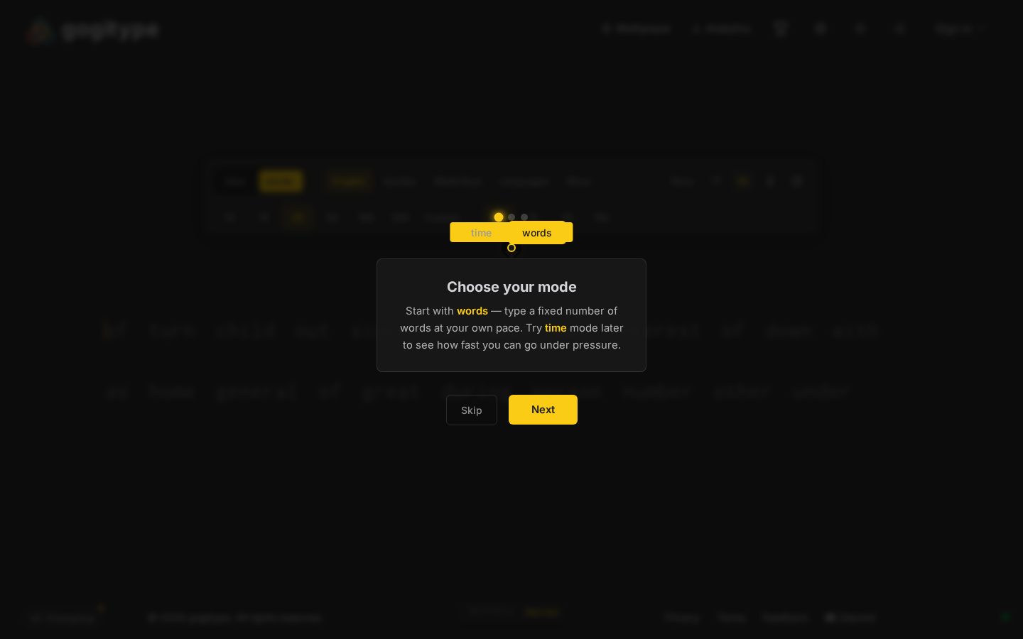 gogitype Homepage