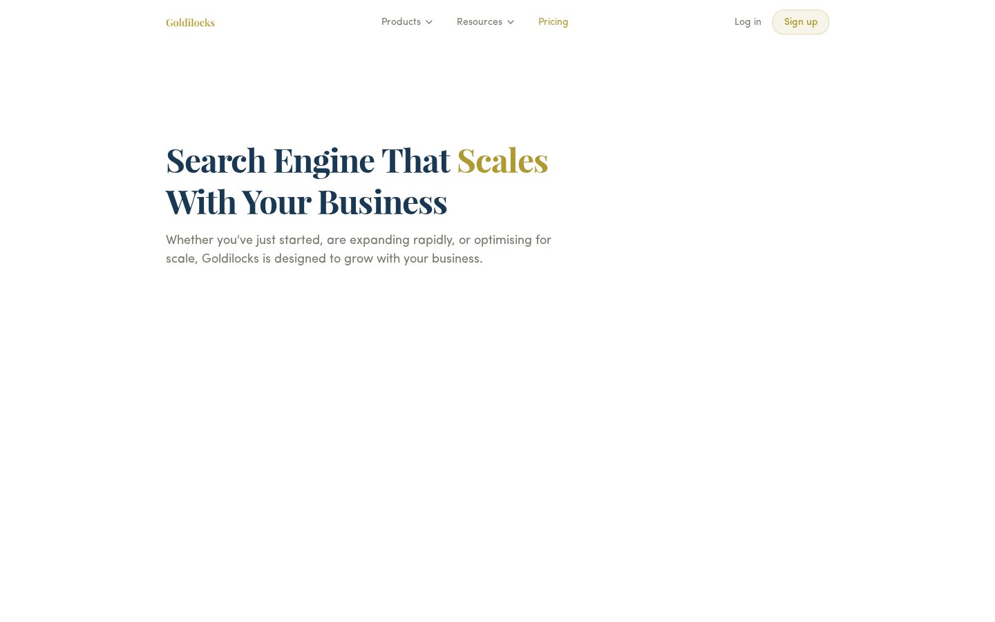 Goldilocks People Search Platform Pricing