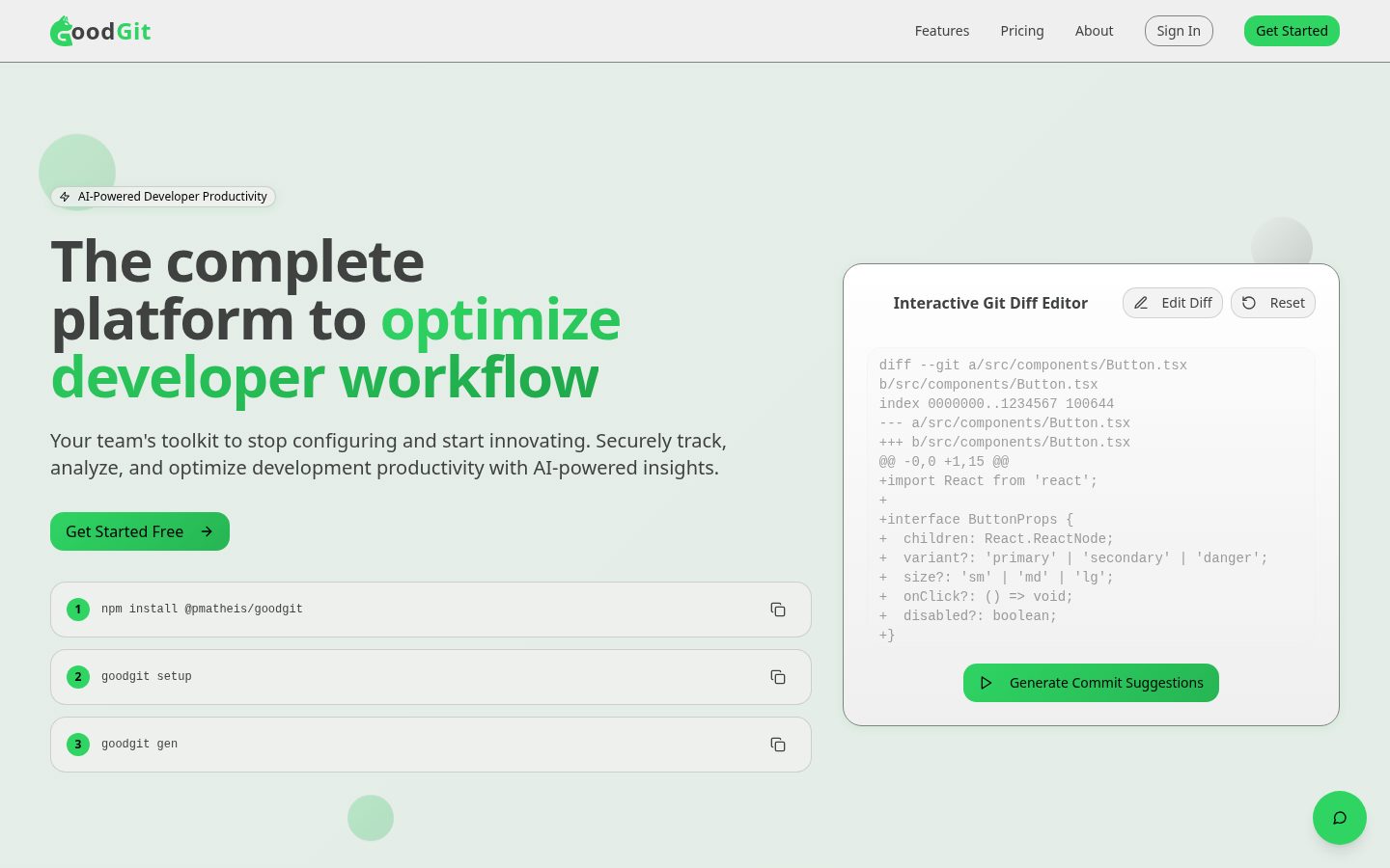 GoodGit Homepage