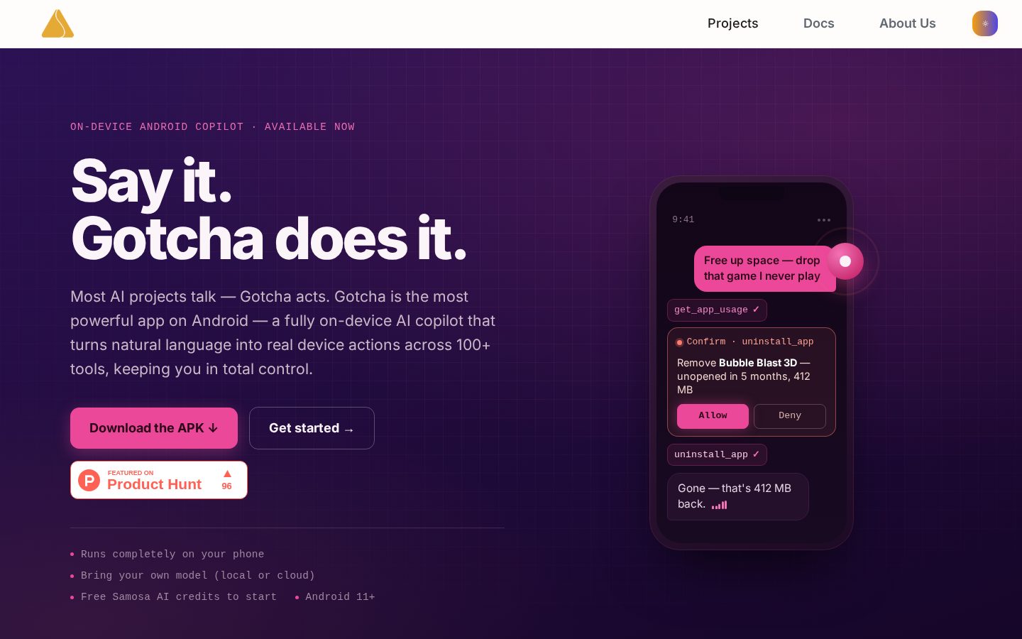 Gotcha Homepage