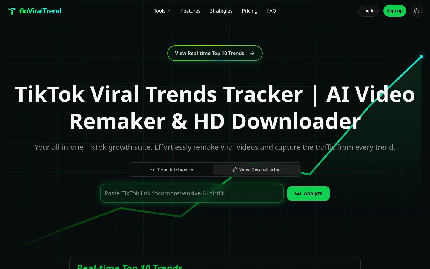 GoViralTrend Homepage