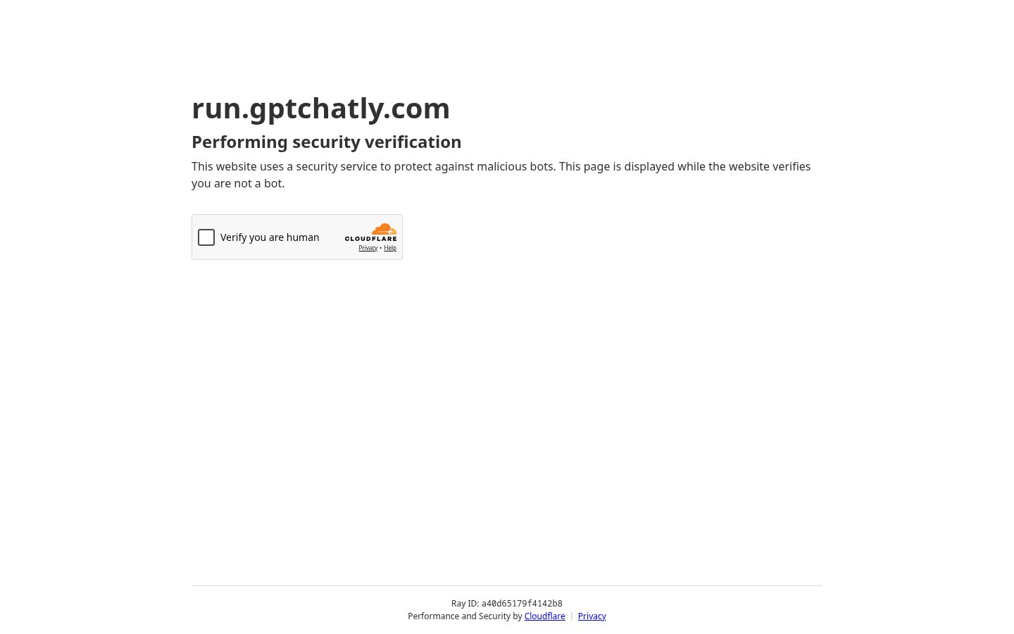 GPTchatly Run Homepage