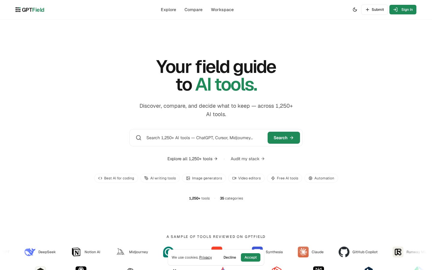 GPTField Homepage