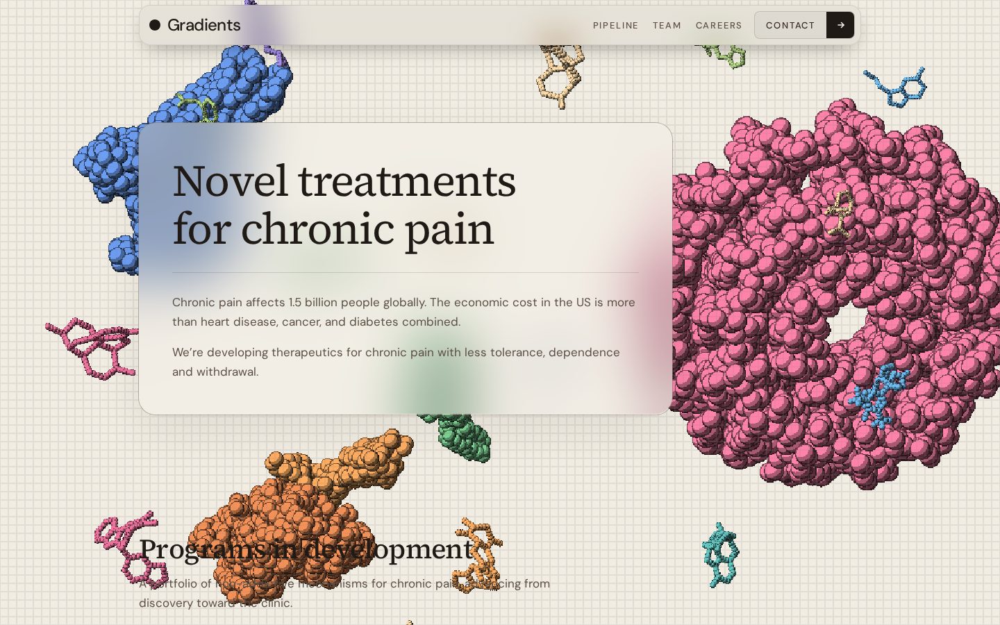 Gradients Homepage