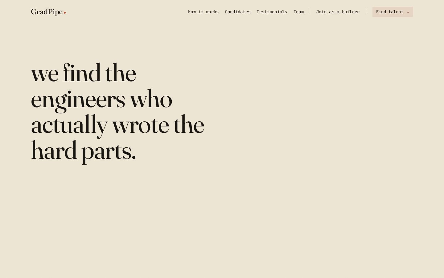 GradPipe Homepage