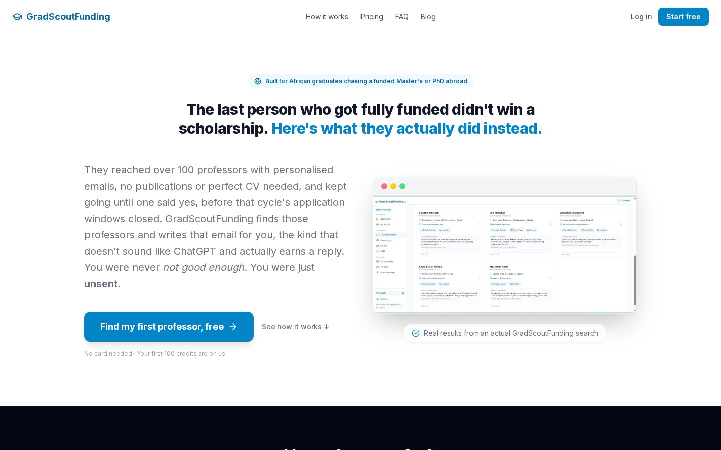 GradScout Homepage