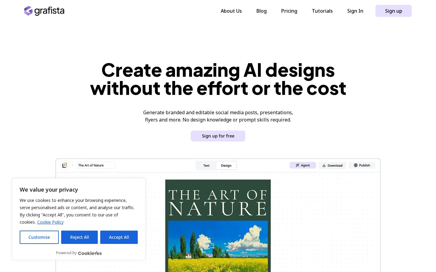 Grafista Homepage