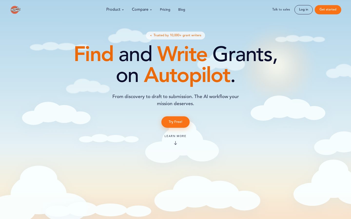 Grantboost Homepage
