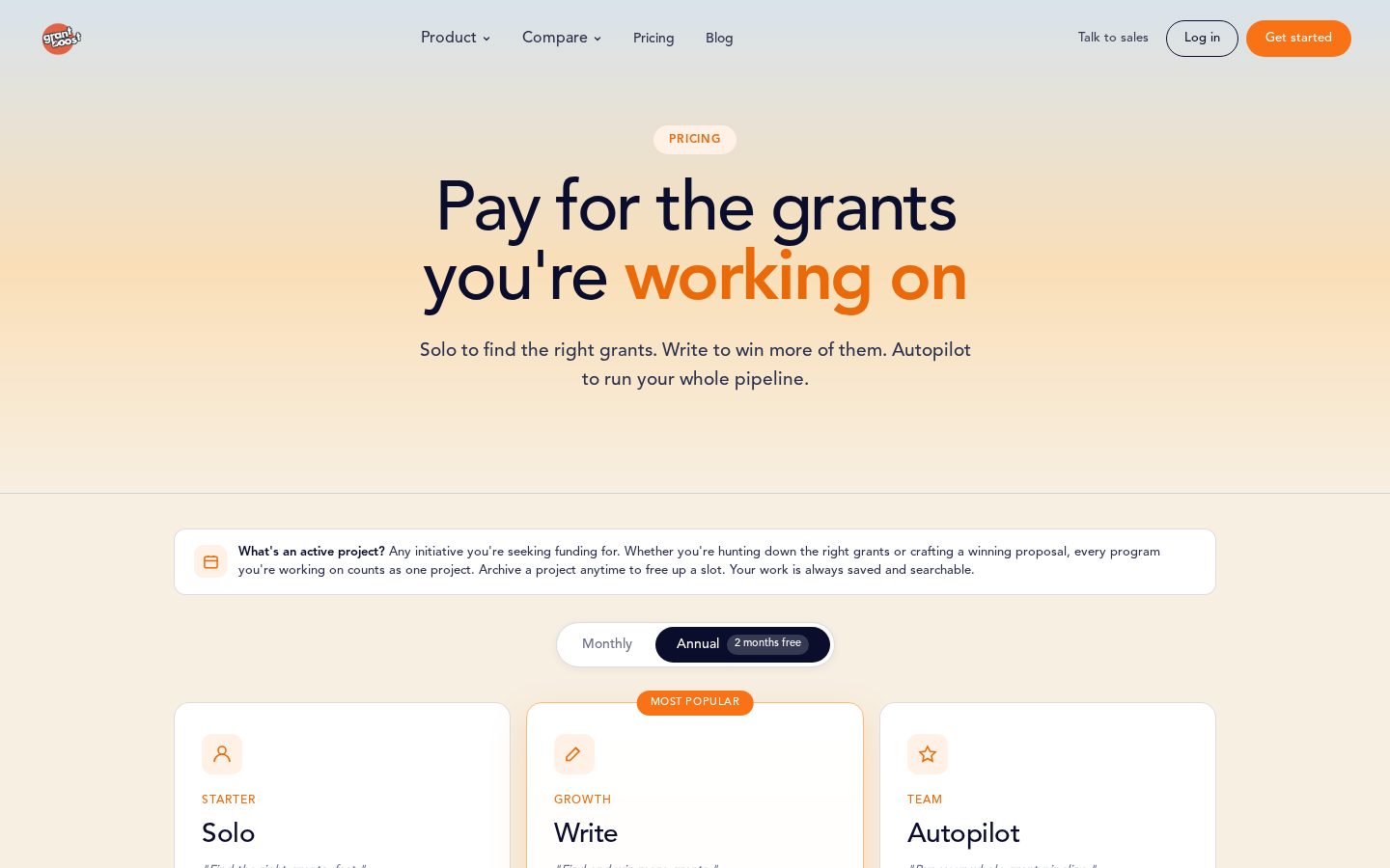 Grantboost Pricing