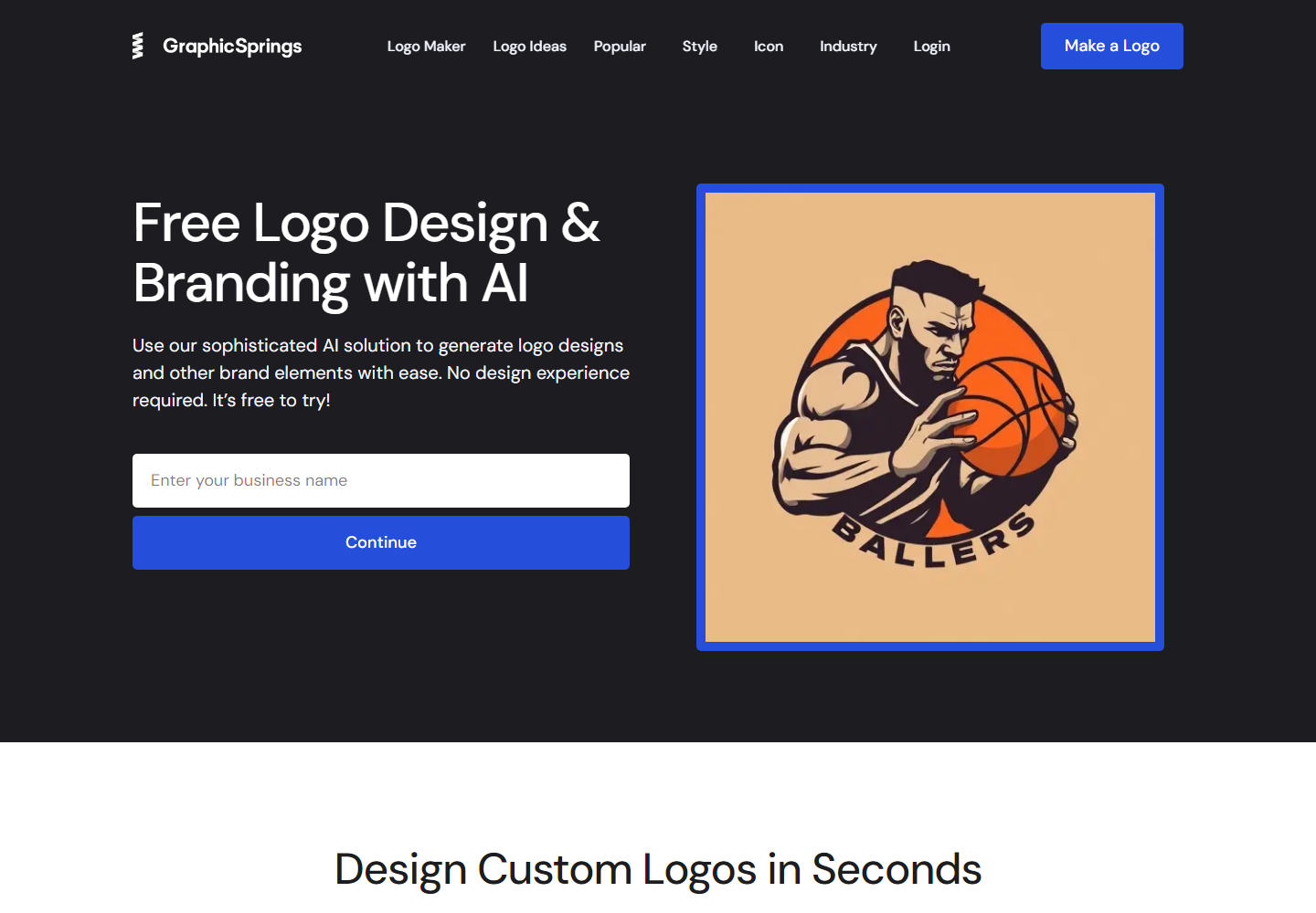 GraphicSprings homepage