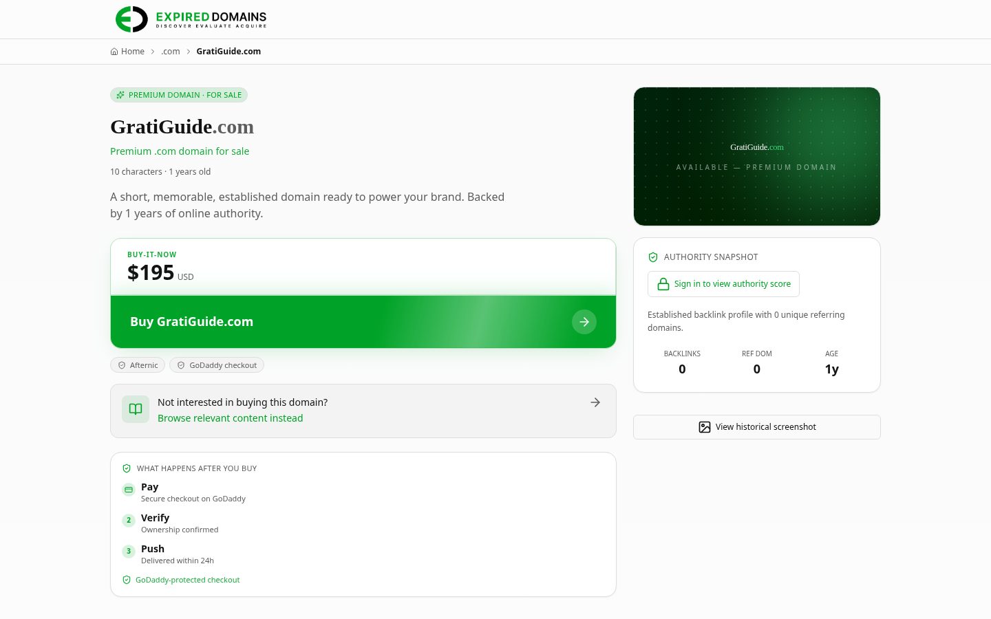 GratiGuide Homepage