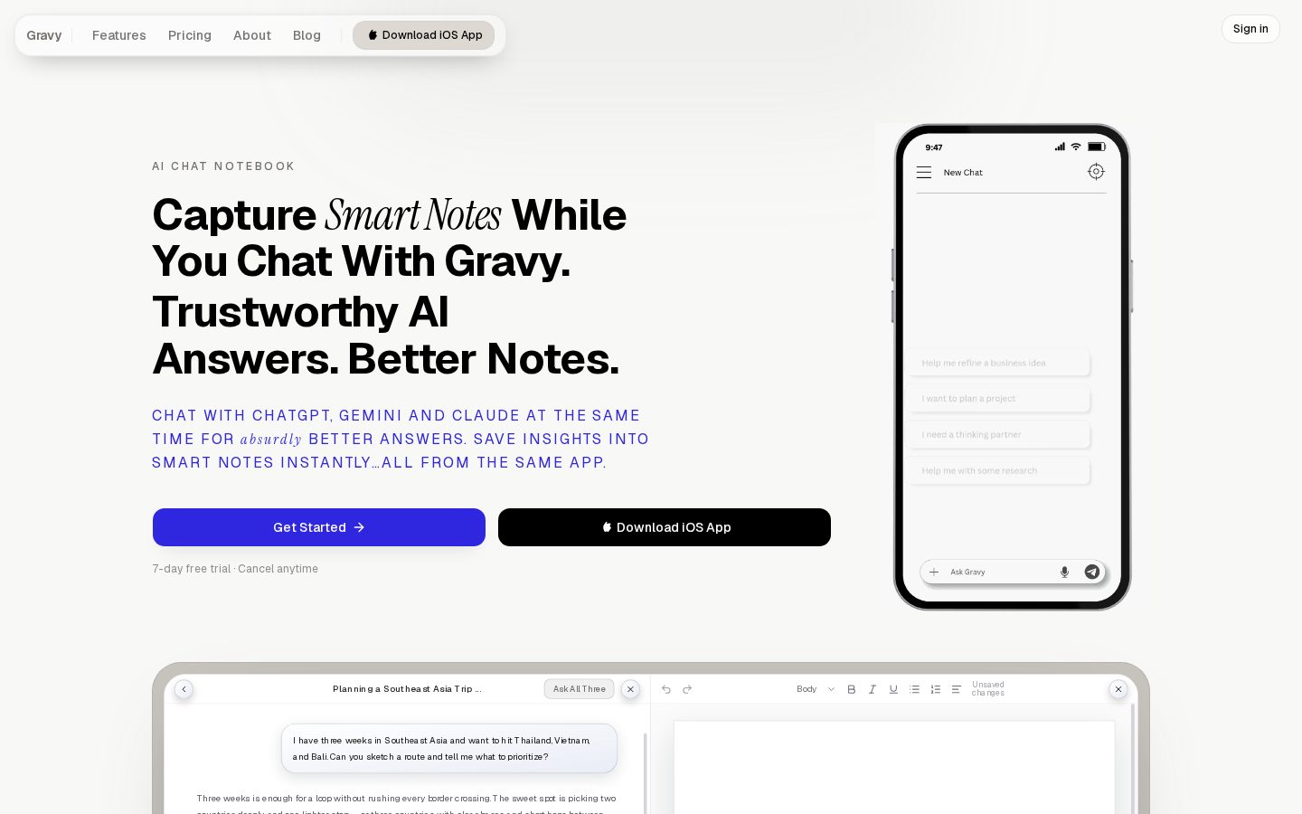 Gravy Homepage