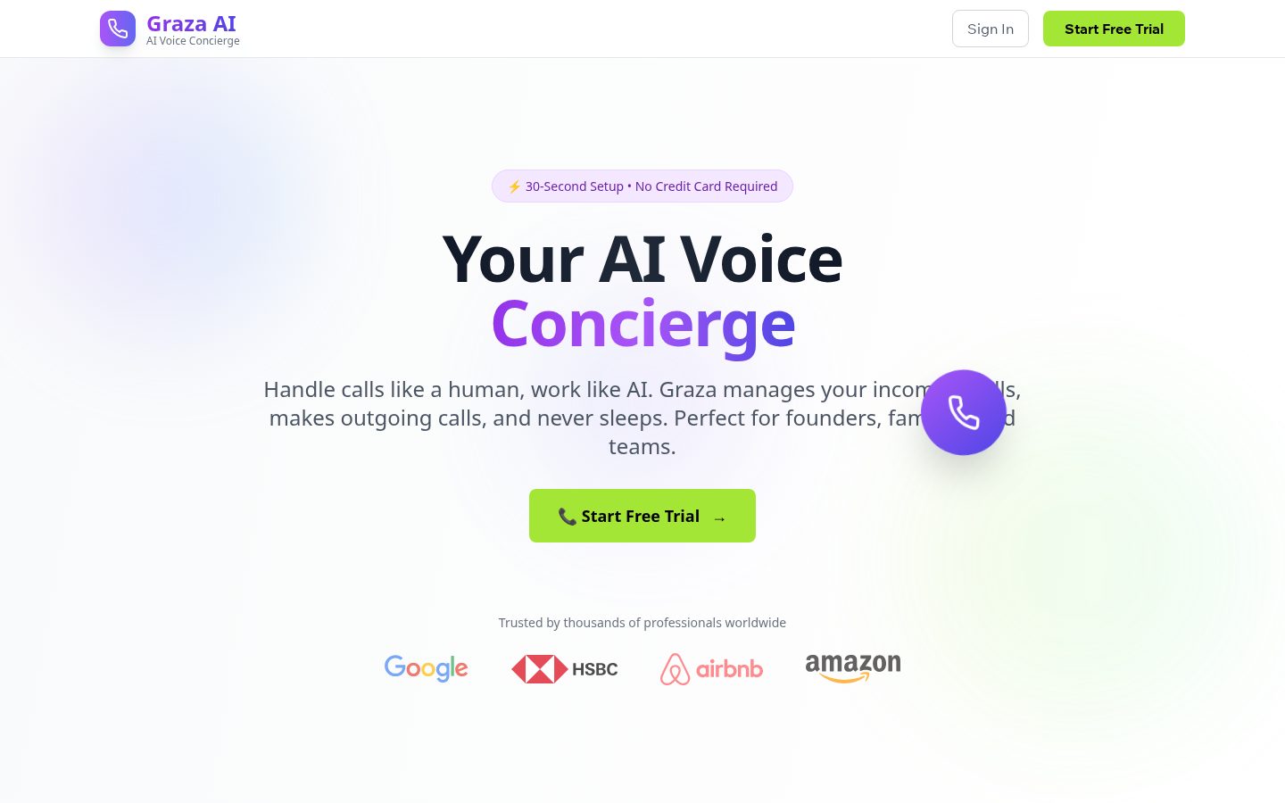 Graza.ai Homepage