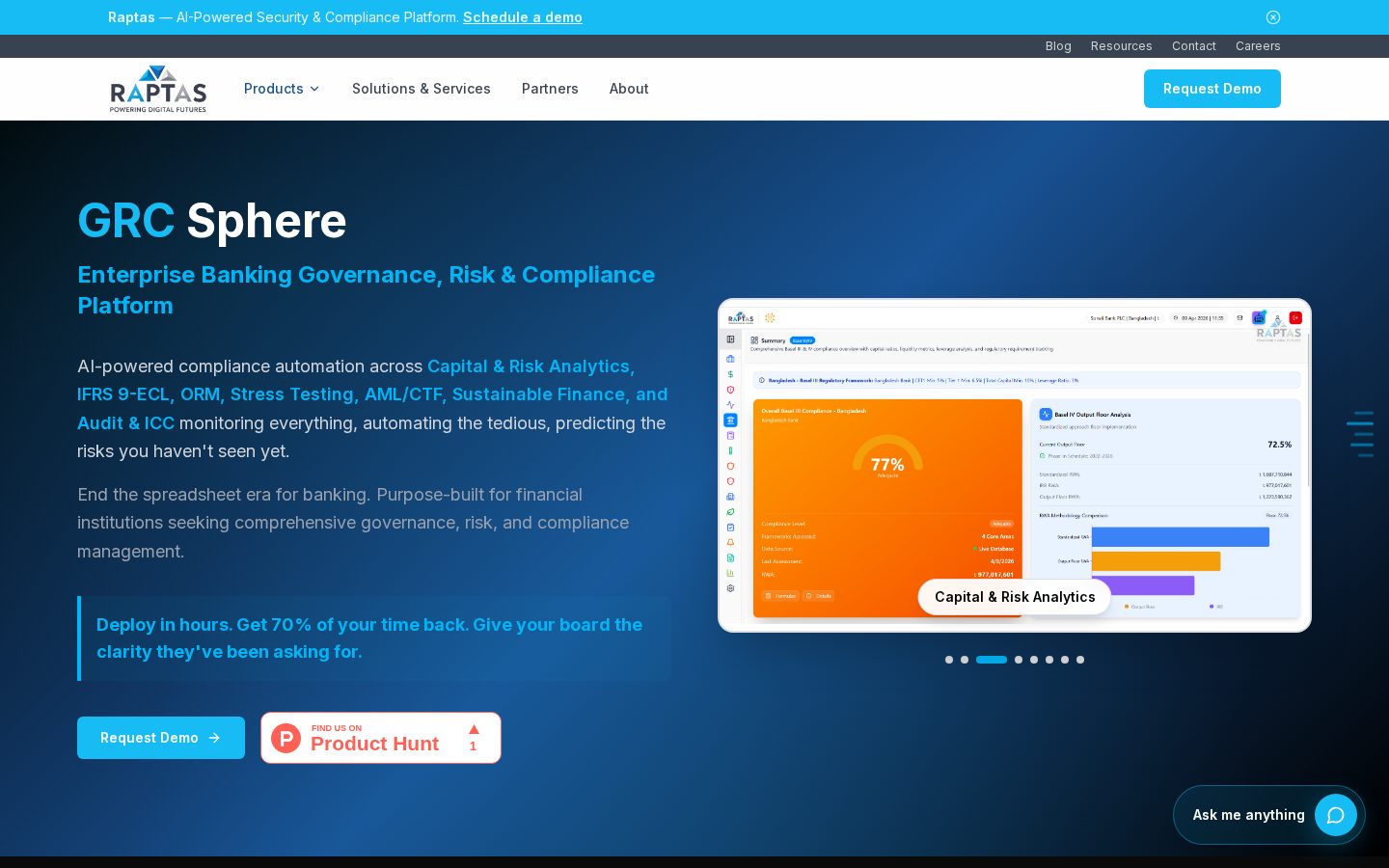 GRC Sphere Homepage
