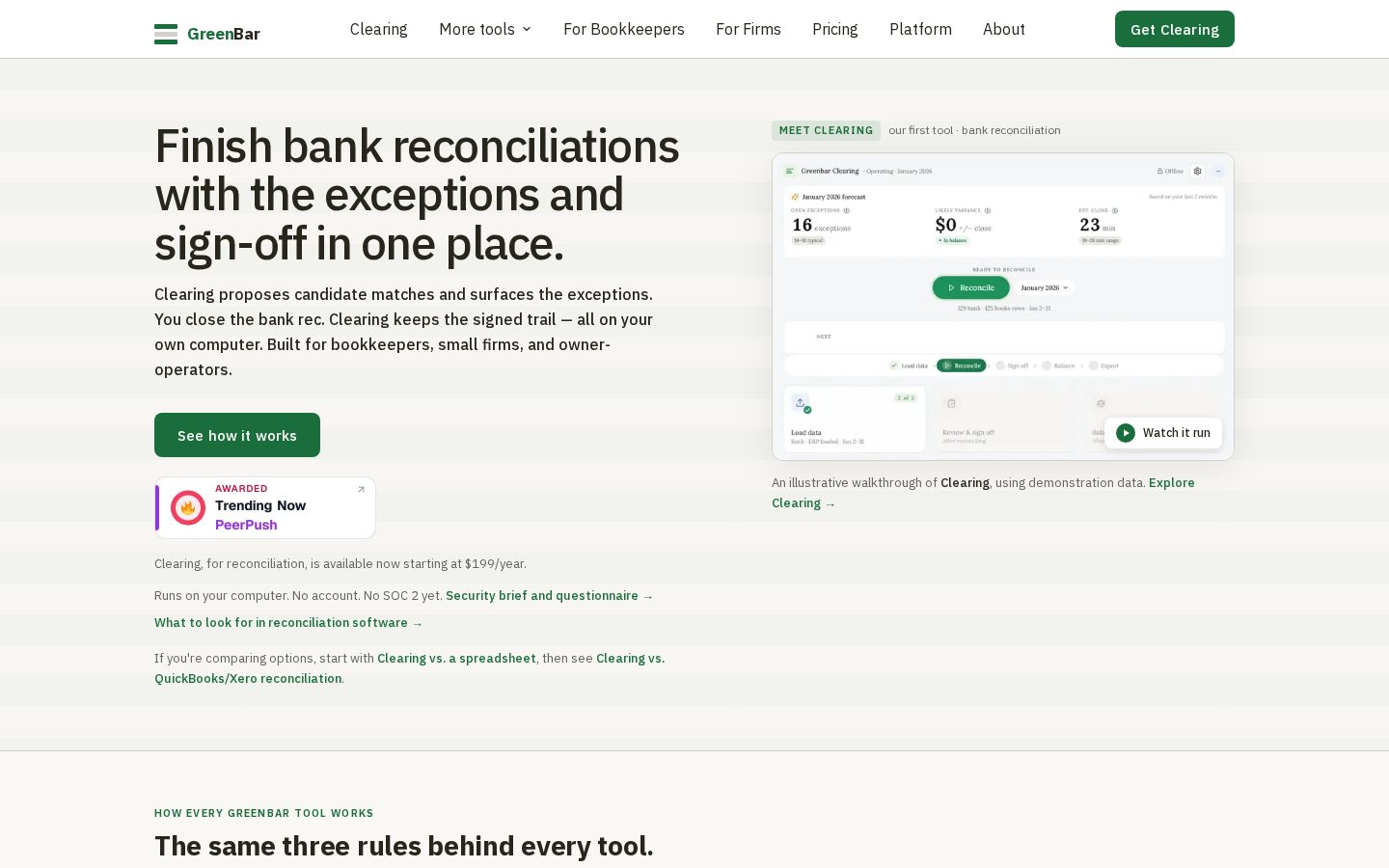 GreenBar Systems Homepage