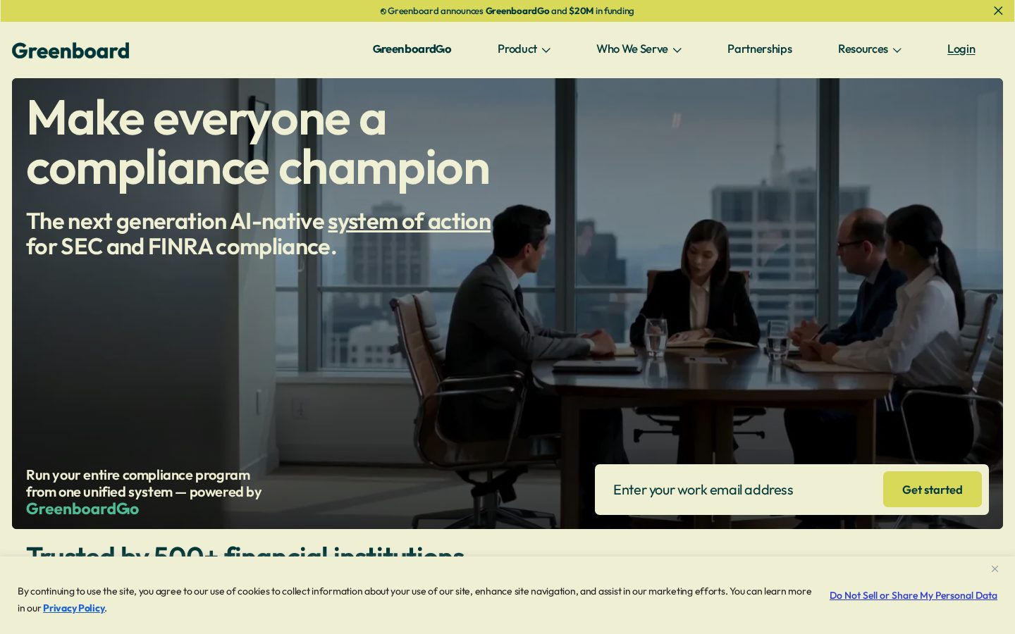 Greenboard Homepage