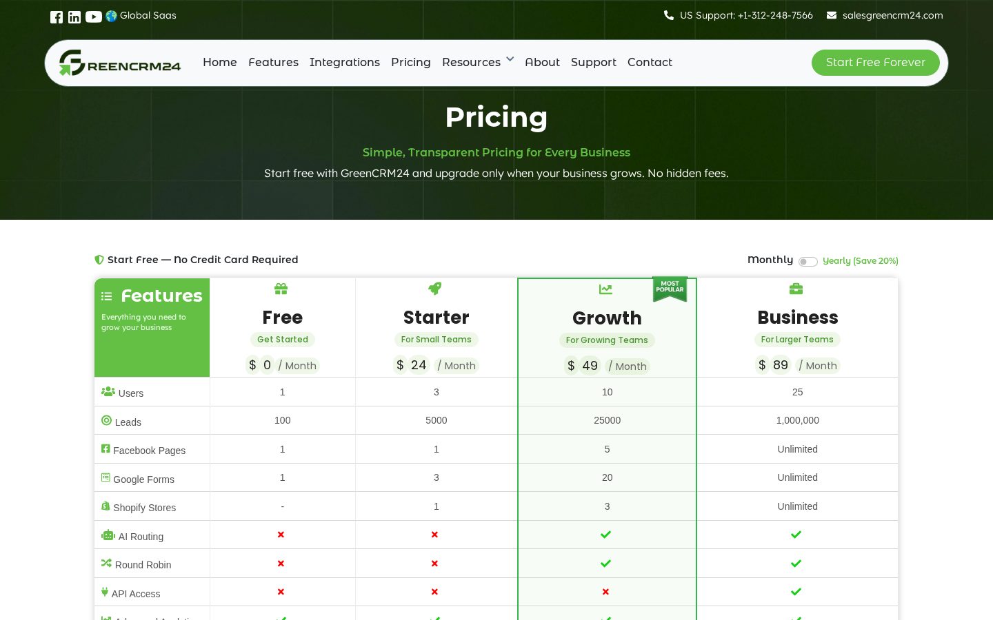 GreenCRM24 Pricing