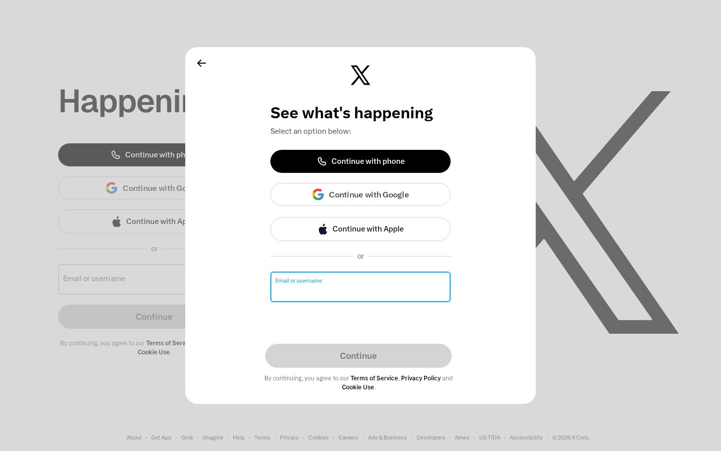 Grok 4.5 Homepage