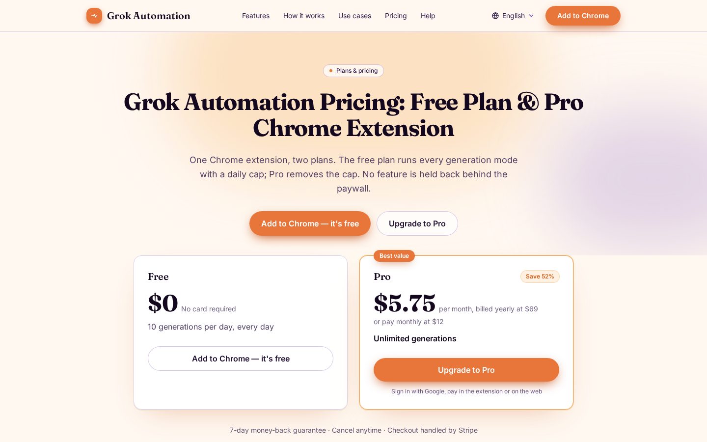 Grok Automation Pricing