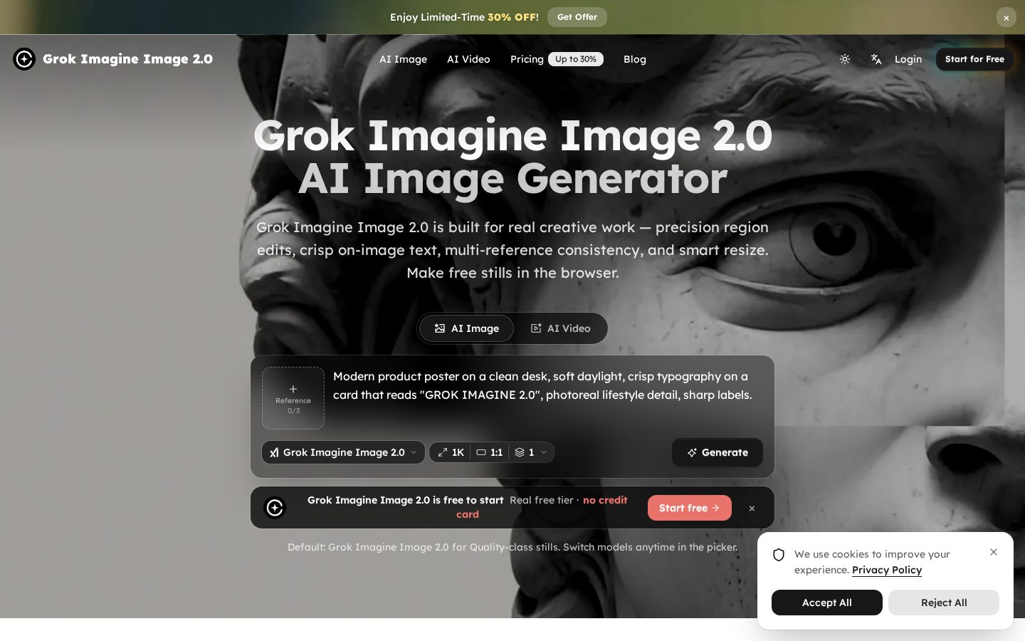 Grok Imagine Image 20 Homepage