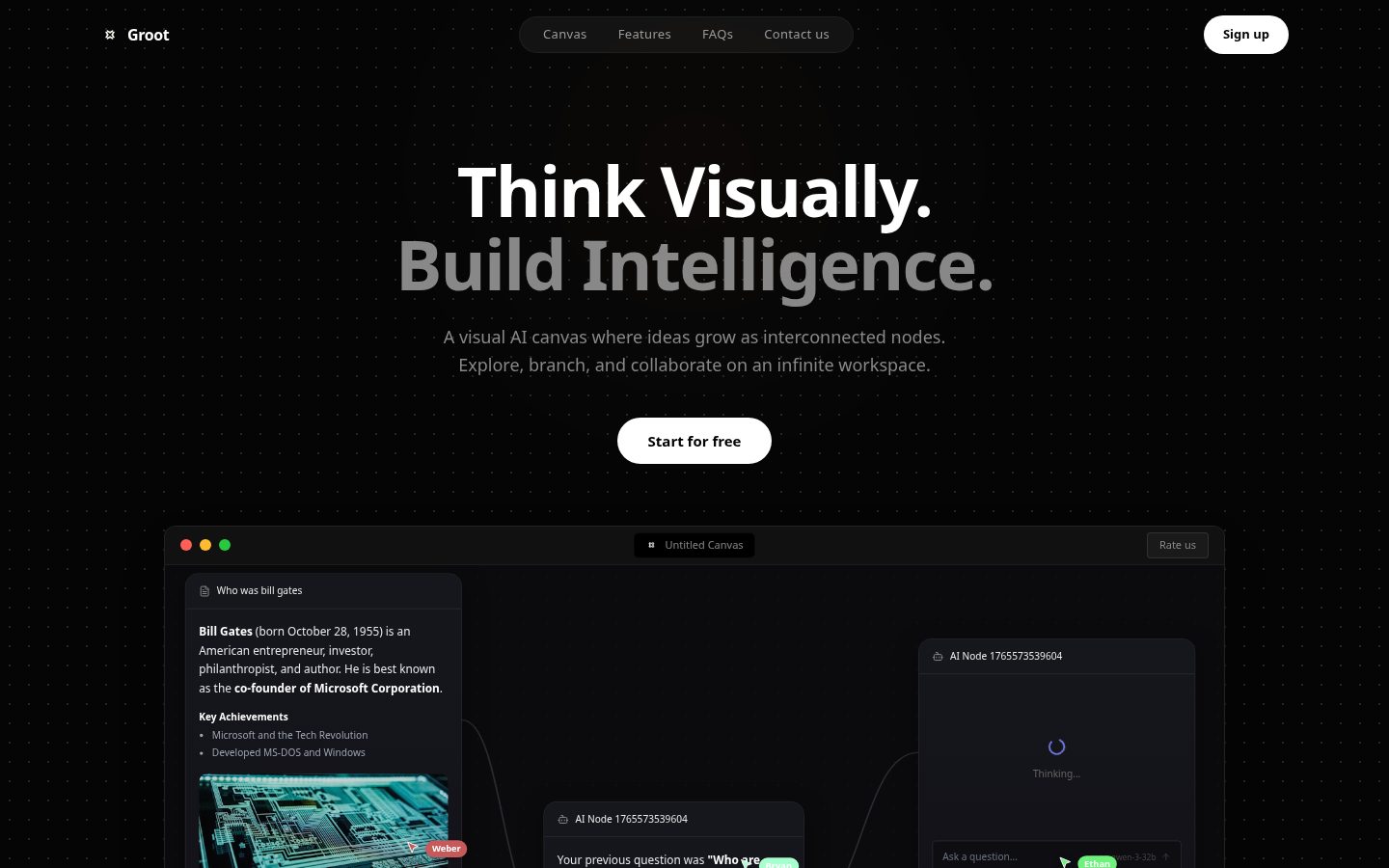 Groot Homepage